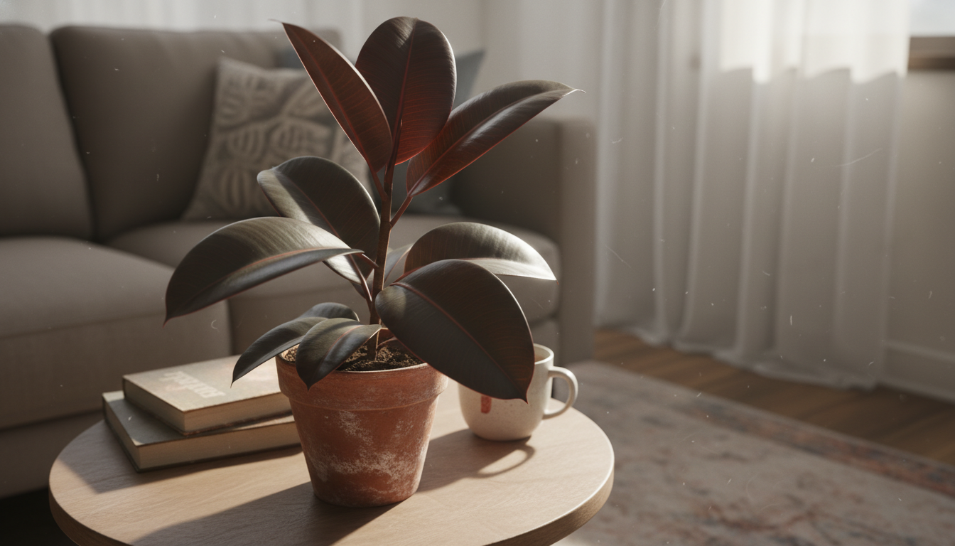 The Rubber Plant: A Study in Strength and Shine
